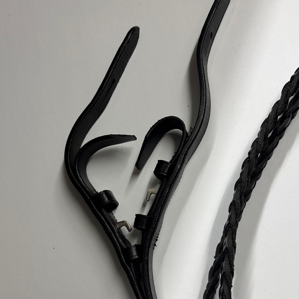 Black Plaited reins- new, excellent quality - Picture 3 of 5
